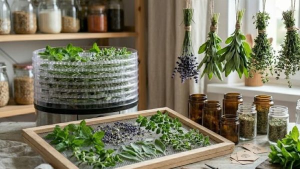 Domowa suszarnia ziół – jak zachować aromat na zimę