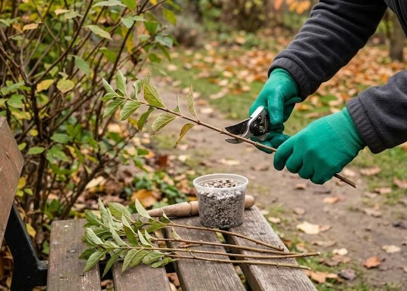 Rozmnażanie krzewów jesienią – jak przygotować własne sadzonki?